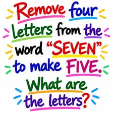 A letter-selection illustration extracting AS from OARS and adding UNDER.