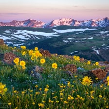 A Rocky Mountain landscape in Colorado