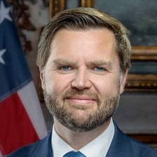 Official portrait of JD Vance, the US vice-president