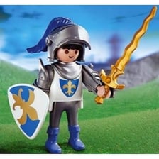 A gallant knight illustrating bravery.