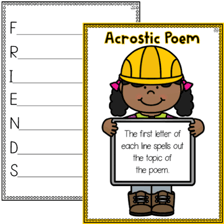 A simple educational diagram showing words reduced to their initial letters.