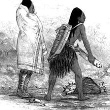A representative image of the Chinook people of the Pacific Northwest