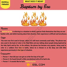 A symbolic image combining an initiation ceremony with fire.