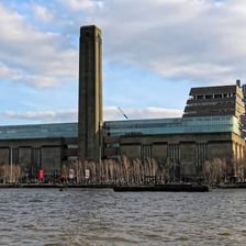 The exterior of a Tate art gallery building.