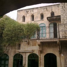 Buildings in the historic city of Aleppo