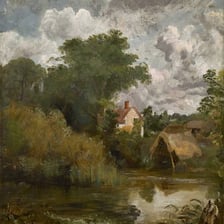 A landscape painting by the English artist John Constable.