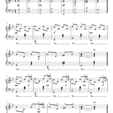 A musical score representing a composed opus.