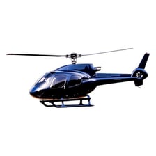 A helicopter flying in the sky