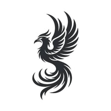 A symbolic phoenix rising to represent resurgence