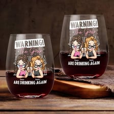 Glasses of wine representing intoxicating drinks.