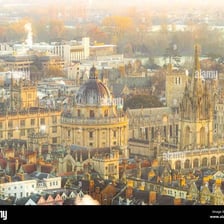 A view of Oxford featuring the Radcliffe Camera