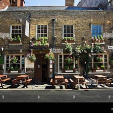 The exterior of a traditional British public house