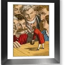 An illustration of giant Brobdingnagians from Gulliver’s Travels