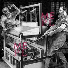 An illustration of nineteenth-century textile workers protesting against machinery