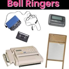 Old electronic devices presented as outdated technology.