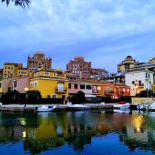 A view of Valencia, a Mediterranean city in Spain.