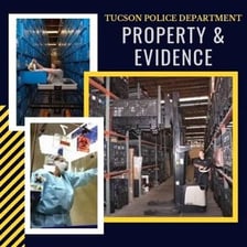 Police evidence consisting of goods reported as stolen.
