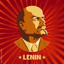 A historical portrait of Vladimir Lenin
