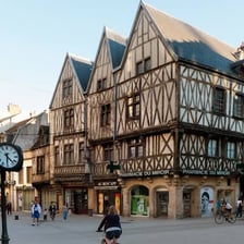 A view of historic Dijon in France