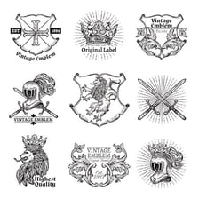A recognizable decorative emblem or badge