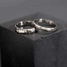 Wedding rings symbolizing a marriage or alliance