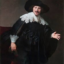 A person standing up from a chair