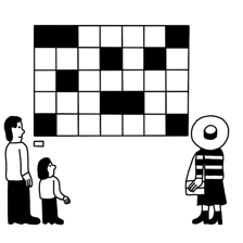 A word-arrangement diagram showing HE’S DUE and TTS rearranged as DUSTSHEET.
