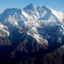 A Himalayan landscape in Nepal