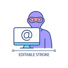 An illustration representing an alias or alternative name