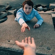A person requiring assistance to complete a task.