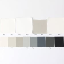 A muted palette of grey and beige tones illustrating a drab appearance.