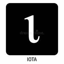 The Greek letter iota shown in upper- and lowercase forms