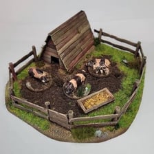 A small farm building used to house pigs