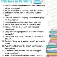 A visual representation of dull, commonplace writing