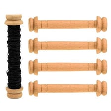 A spool holding wound sewing thread