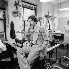 A portrait of fashion designer Calvin Klein