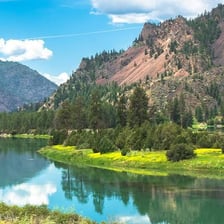 A mountainous landscape in Idaho.