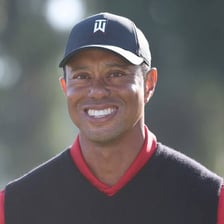 Tiger Woods on a golf course