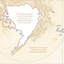A large map containing a smaller inset map