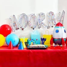 A lively party scene illustrating one sense of bash.