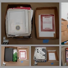 Documents being concealed during an investigation