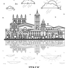 A view of Parma in northern Italy