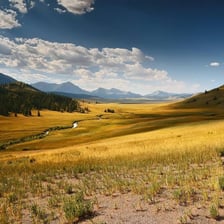 A wide, extensive landscape emphasizing its vast scale.