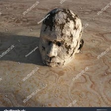 A person stuck in mud