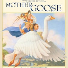 An illustrated book of traditional nursery rhymes.