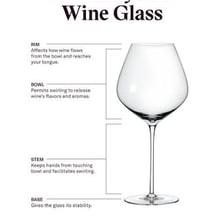 A wine enthusiast inspecting a glass of wine