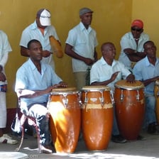 Dancers performing a Cuban rumba