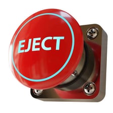 A clearly marked eject button on an electronic device