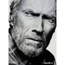 Portrait of actor and director Clint Eastwood