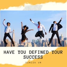 A successful person celebrating an achievement.